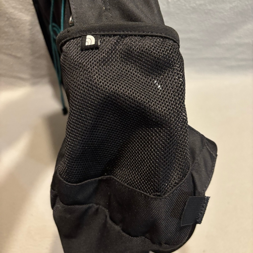 The North Face Black Jester Backpack with Teal Trim - Picture 8 of 12